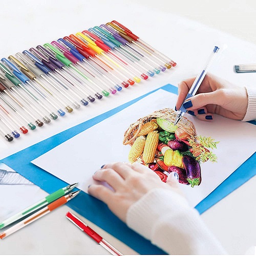 60 Pack Gel Pen Set Drawing Doodling Crafting Journaling Scrapbooking for Kids